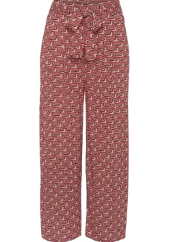 Outlet Vivance Culotte Beige-Rot Bedruckt