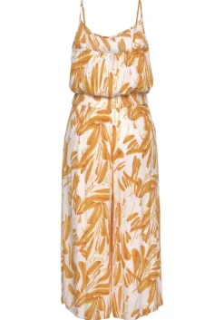 Discount s.Oliver Culotte-Overall Orange-Creme-Bedruckt