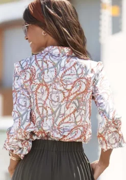 Online Druckbluse Blusen