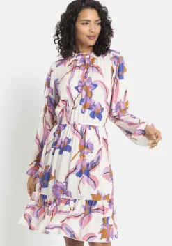 Sale LASCANA Druckkleid Weis Bedruckt