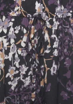 Best Vivance Druckkleid Schwarz-Lila Bedruckt