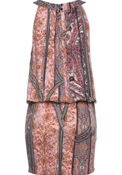 Discount Buffalo Druckkleid Rosa-Bedruckt