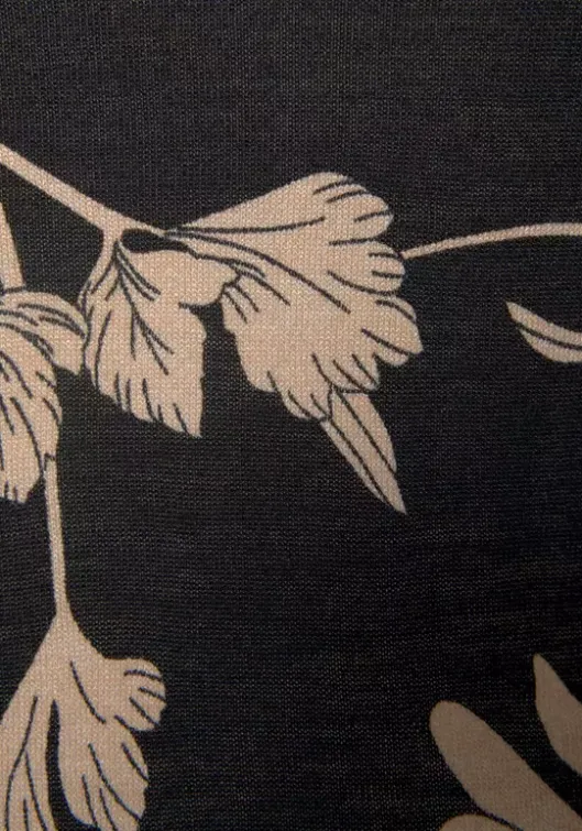 Sale LASCANA Druckkleid Schwarz-Taupe-Bedruckt