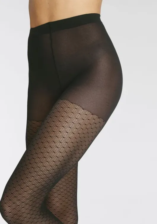Discount LASCANA Feinstrumpfhose Schwarz