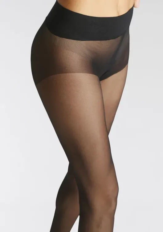 LASCANA Feinstrumpfhose Schwarz