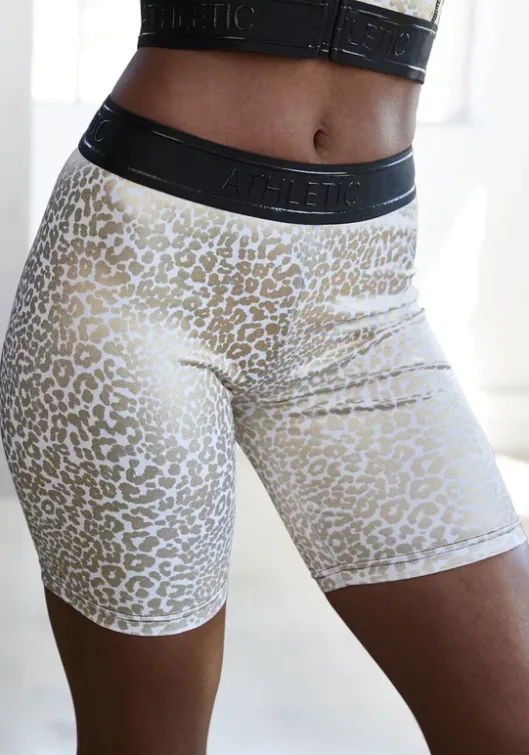 Sale LASCANA ACTIVE Funktionsshorts"-Radlerhose" Gold, Weis
