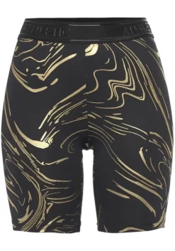 Sale LASCANA ACTIVE Funktionsshorts"-Radlerhose" Schwarz, Gold