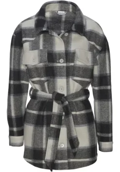 Clearance LASCANA Hemdjacke Grau-Kariert