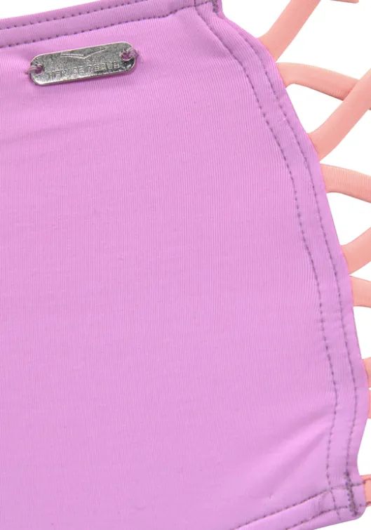 Hot Venice Beach Highwaist-Bikini-Hose"Anna" Lila