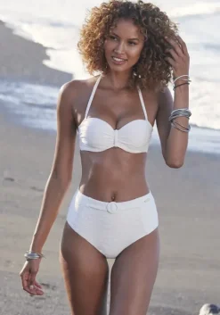 Sunseeker Highwaist-Bikini-Hose"Loretta" Weis