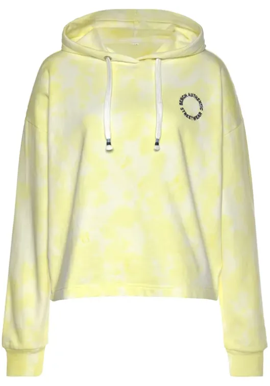 Outlet Bench. Hoodie Gelb-Weis