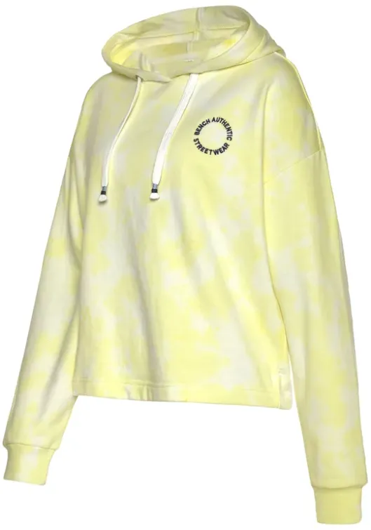 Outlet Bench. Hoodie Gelb-Weis