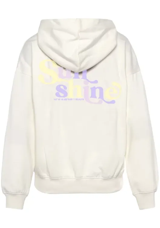 Sale Buffalo Hoodie"-Kapuzensweatshirt Mit Ruckenprint" Creme