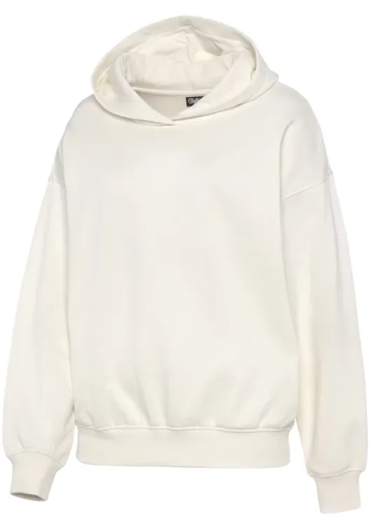 Sale Buffalo Hoodie"-Kapuzensweatshirt Mit Ruckenprint" Creme