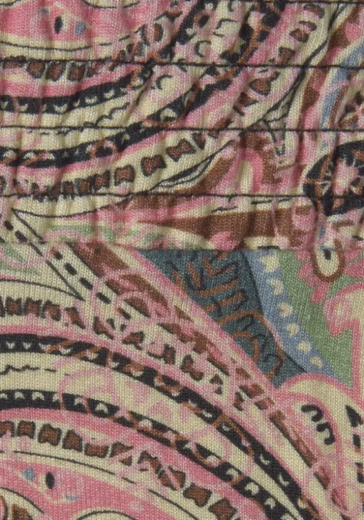 New LASCANA 7/8-Hose Schwarz-Koralle Bedruckt
