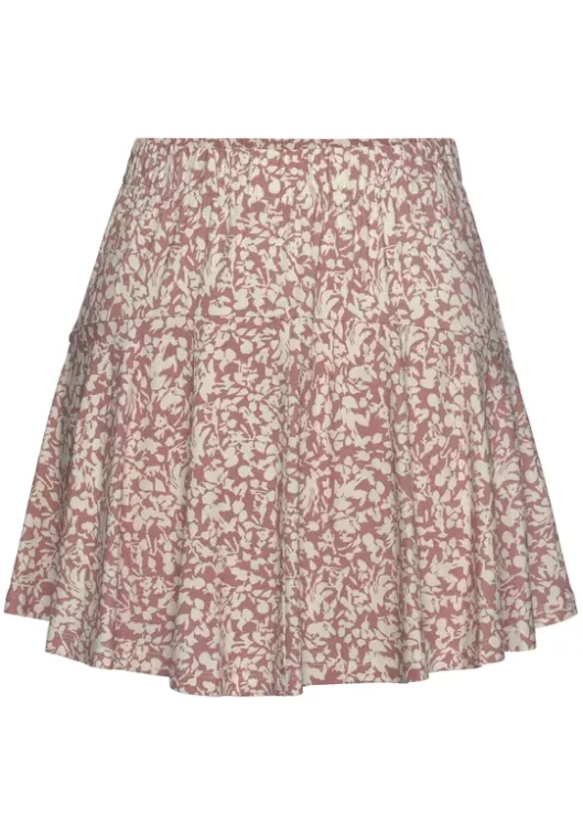 Clearance Vivance Hosenrock Mauve-Creme-Bedruckt