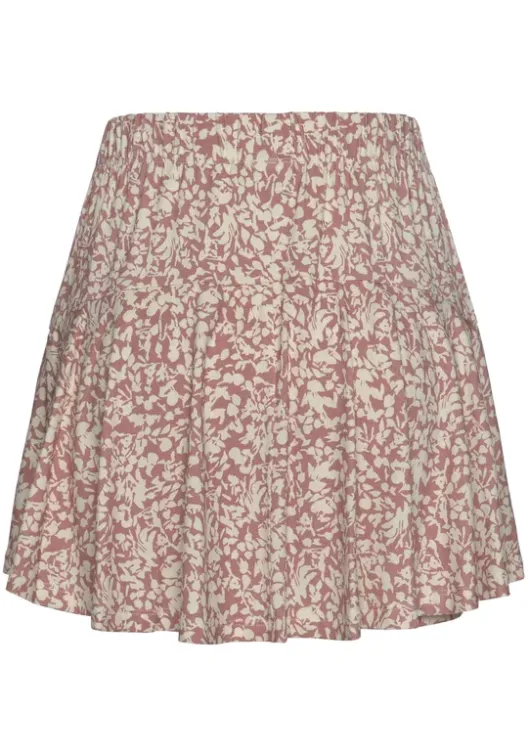 Clearance Vivance Hosenrock Mauve-Creme-Bedruckt