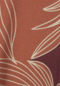 Discount LASCANA Hosenrock Orange-Aubergine Bedruckt