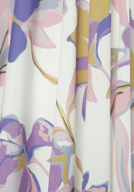 New LASCANA Hosenrock"Blume" Creme-Flieder-Rose Bedruckt