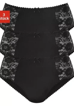 Hot petite fleur Huftslip Schwarz