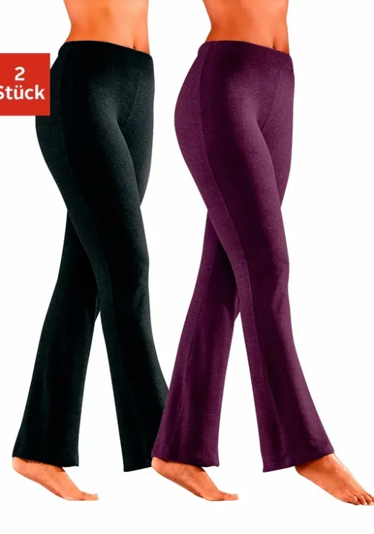 Discount Vivance active Jazzpants Beere, Schwarz