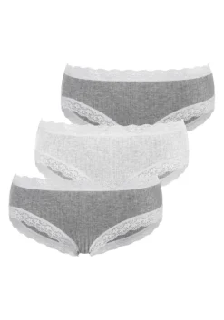 Outlet LASCANA Jazz-Pants Slips Grau-Meliert, Creme