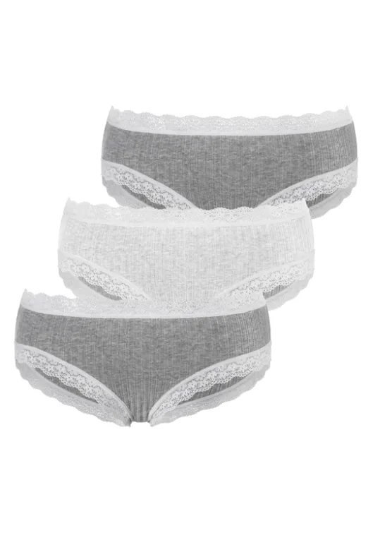 Outlet LASCANA Jazz-Pants Slips Grau-Meliert, Creme
