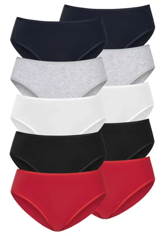 Best petite fleur Jazz-Pants Slips Rot, Schwarz, Weis, Grau-Meliert, Navy