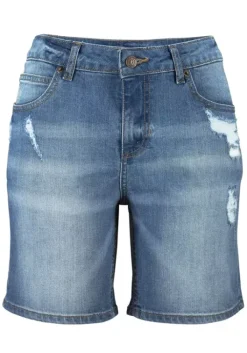 Clearance Buffalo Jeansbermudas Hellblau