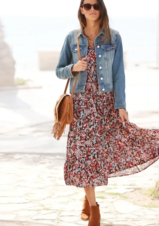 LASCANA Jeansjacke Blue-Denim