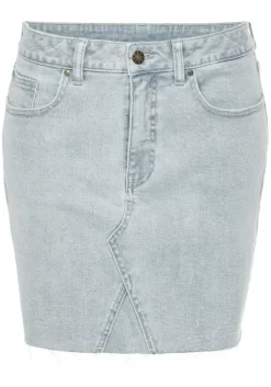 Online Buffalo Jeansrock Light Blue Washed