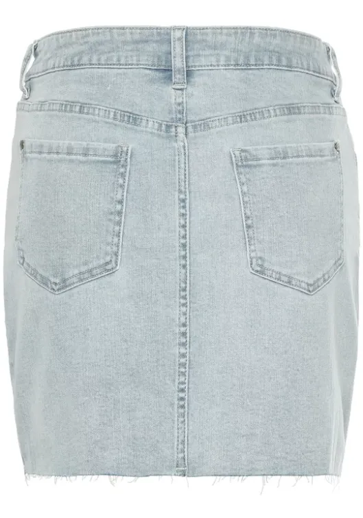 Online Buffalo Jeansrock Light Blue Washed