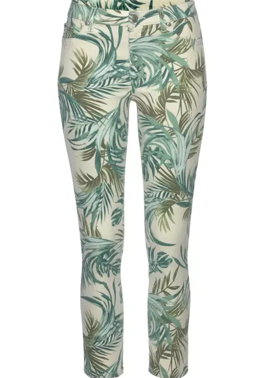 Outlet LASCANA 7/8-Jeggings Weis-Grun-Bedruckt
