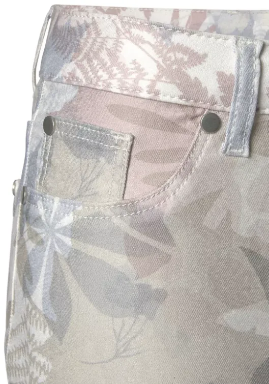 Discount LASCANA 7/8-Jeggings Creme-Bedruckt
