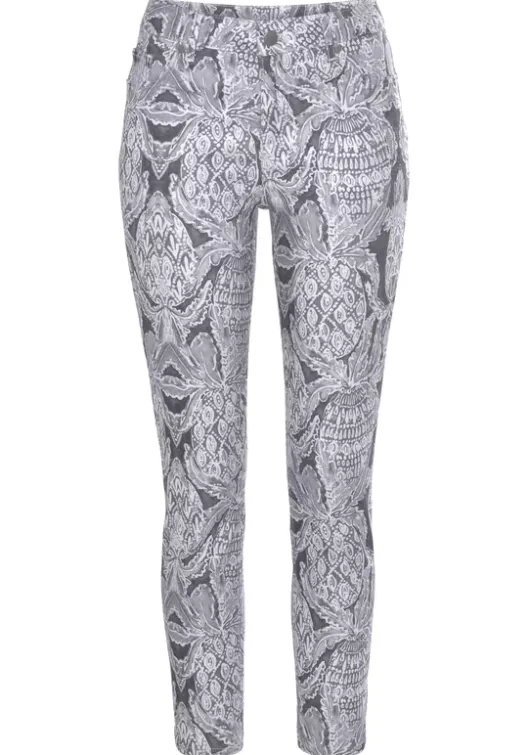 Online LASCANA 7/8-Jeggings Offwhite-Anthrazit Bedruckt