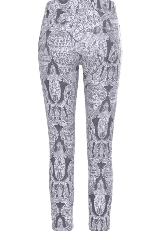 Online LASCANA 7/8-Jeggings Offwhite-Anthrazit Bedruckt