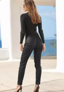 Outlet LASCANA Jeggings Schwarz