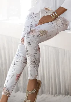 Discount LASCANA 7/8-Jeggings Weis-Bedruckt