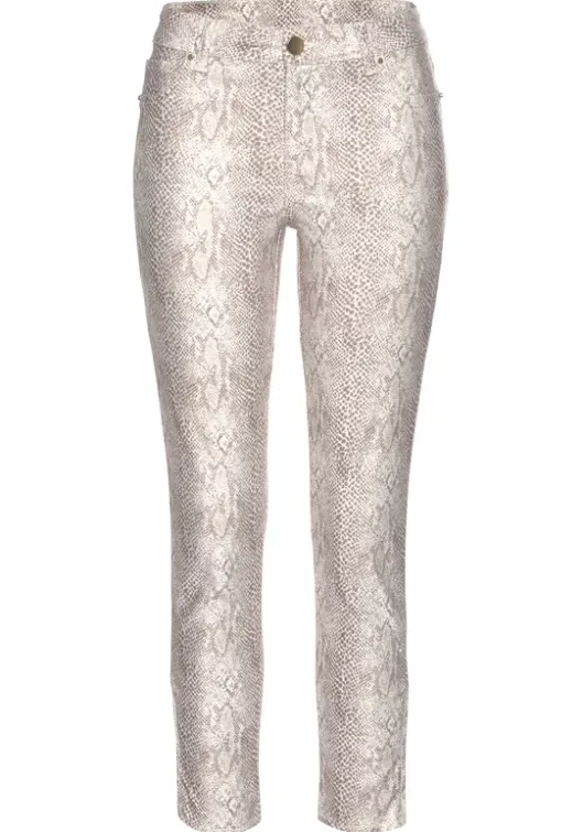 Hot LASCANA 7/8-Jeggings Braun-Bedruckt