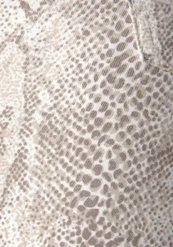 Hot LASCANA 7/8-Jeggings Braun-Bedruckt