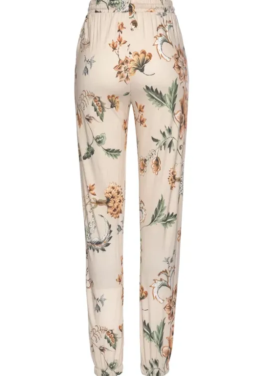 Buffalo Jerseyhose Beige-Bedruckt