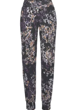 Hot Vivance Jerseyhose Schwarz-Lila Bedruckt