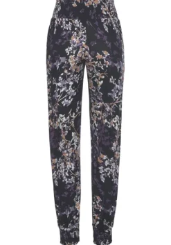 Hot Vivance Jerseyhose Schwarz-Lila Bedruckt