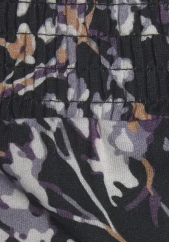 Hot Vivance Jerseyhose Schwarz-Lila Bedruckt