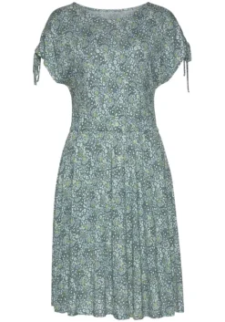Online Vivance Jerseykleid Grun-Bedruckt