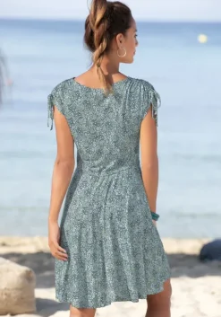 Online Vivance Jerseykleid Grun-Bedruckt