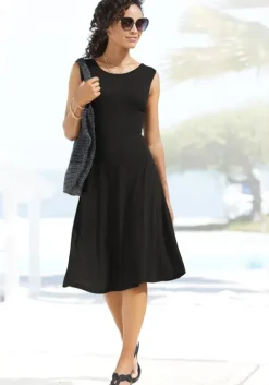 Hot LASCANA Jerseykleid Schwarz