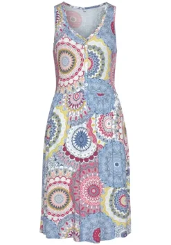 New Vivance Jerseykleid Bunt-Bedruckt