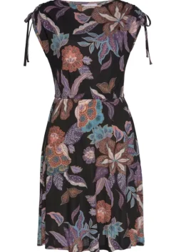 New Vivance Jerseykleid Schwarz-Bedruckt