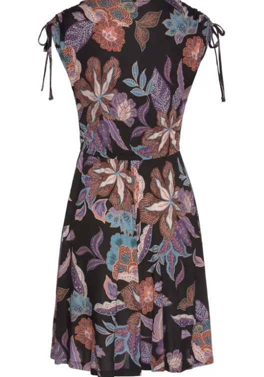 New Vivance Jerseykleid Schwarz-Bedruckt
